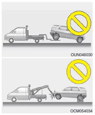 Kia Sportage. Fahrzeug abschleppen lassen