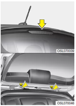 Kia Sportage. Dritte Bremsleuchte (ausstattungsabhängig)