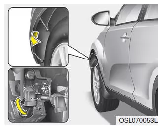 Kia Sportage. Glühlampen Nebelscheinwerfer und Kurvenlicht
