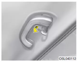 Kia Sportage. Kleiderhaken (ausstattungsabhängig)