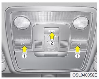 Kia Sportage. Leselampe