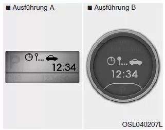 Kia Sportage. Fahrzeit (ausstattungsabhängig)