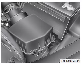 Kia Sportage. Filter ersetzen