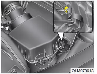 Kia Sportage. Filter ersetzen