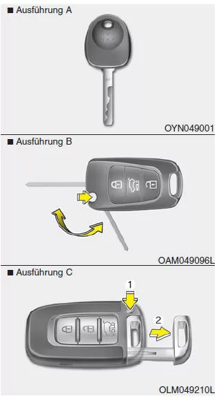Kia Sportage. Notieren Sie Ihre Schlüsselnummer