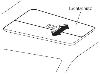 Mazda CX-3. Lichtschutz