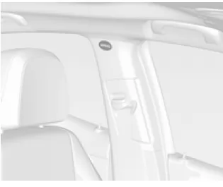 Opel Mokka. Kopf-Airbag