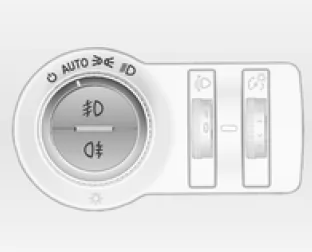 Opel Mokka. Lichtschalter mit automatischem Fahrlicht
