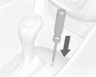 Opel Mokka. Stromunterbrechung