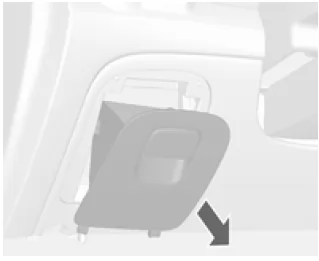 Opel Mokka. Sicherungskasten in der Instrumententafel