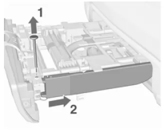 Opel Mokka. Rückleuchten ausklappen