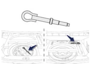 Peugeot 2008. Abschleppöse