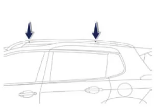 Peugeot 2008. Dachträger anbringen