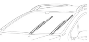 Peugeot 2008. Besondere Position der Frontscheibenwischer