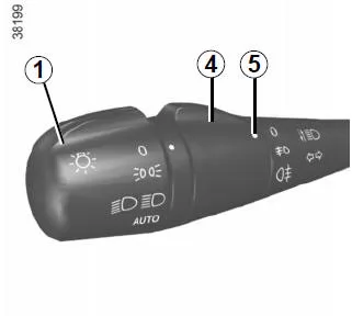 Renault Captur. Nebelschlussleuchte