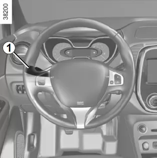 Renault Captur. Funktion Einschalten des Tagfahrlichts