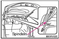 Heckklappenspindeln