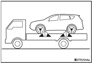 Transport mit einem Tieflader