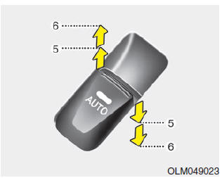 Kia Sportage. Ausführung C - Fensterheber mit automatischer Schließen/Öffnen-Funktion (Fahrertür, ausstattungsabhängig)