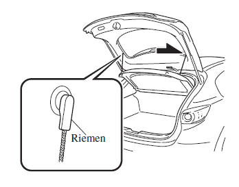 Mazda CX-3. Gepäckraumabdeckung *