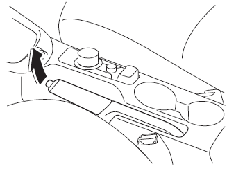 Mazda CX-3. Anziehen der Handbremse