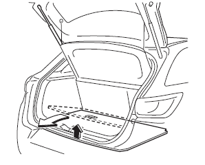 Mazda CX-3. Gepäckraumplatte