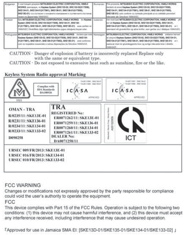 Mazda CX-3. Verriegelungsfernbedienung/Wegfahrsperre