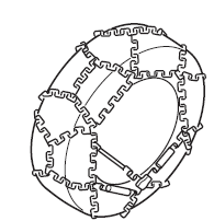 Mazda CX-3. Auswahl der Schneeketten (Europa)