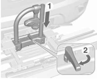 Opel Mokka. Fahrradträger montieren