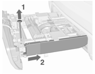 Opel Mokka. Rückleuchten ausklappen