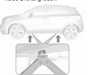 Opel Mokka. Radwechsel