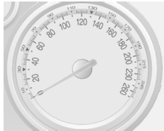 Opel Mokka. Tachometer