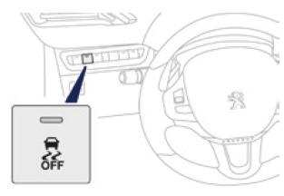 Peugeot 2008. Dynamisches Stabilitätsprogramm (DSC) und Antriebsschlupfregelung (ASR)