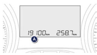 Peugeot 2008. Gesamtkilometerzähler