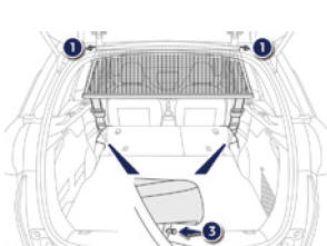 Peugeot 2008. Rückhaltenetz für hohe Ladung