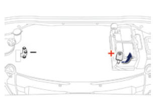 Peugeot 2008. Zugang zur Batterie