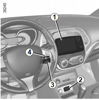 Renault Captur. Multimedia-Geräte