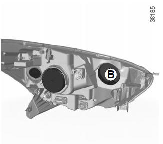 Renault Captur. Standlicht vorne