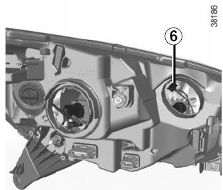 Renault Captur. Standlicht vorne