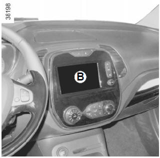 Renault Captur. Display B