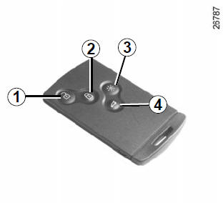 Renault Captur. Entriegelung der Türen/Hauben/Klappen