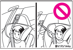 Falls der Kindersitz auf dem Beifahrersitz angebracht werden muss
