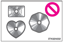 Nicht geeignete CDs und Adapter