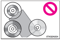 Nicht geeignete CDs und Adapter